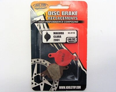 ~ Nuevo Juego de pastillas de freno de disco de rendimiento KOOL-STOP KS-D110 para MAGURA Clara 2001 ~ Foto 1 de 3