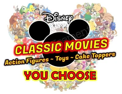DISNEY CLASSIC MOVIE/CHARACTER Action Figures/Dolls/Toys/Cake Toppers YOU CHOOSE - Image 1 of 2