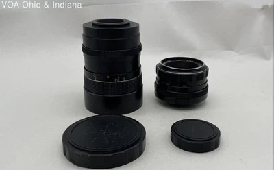 Montgomery Ward 67-582 135mm F/2.8 And Pentacon Auto 1.8/50 Camera Lens - Image 1 of 4