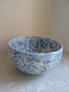 ANTIQUE MOTTLED SPONGEWARE BOWL - POSSIBLY SCOTTISH ? 19thC. - Picture 1 of 6