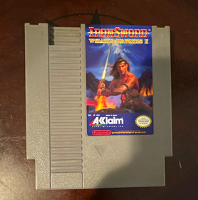 Acclaim IronSword: Wizards & Warriors II Nintendo NES NTSC-U/C Game Cartridge