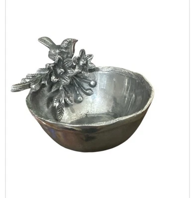 Tazón Star Home Birds & Branches aluminio fundido niquelado de 6,5" de diámetro Foto 1 de 3