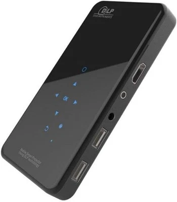 4K Smart DLP Mini Projector Android WiFi Bluetooth - Image 1 of 4