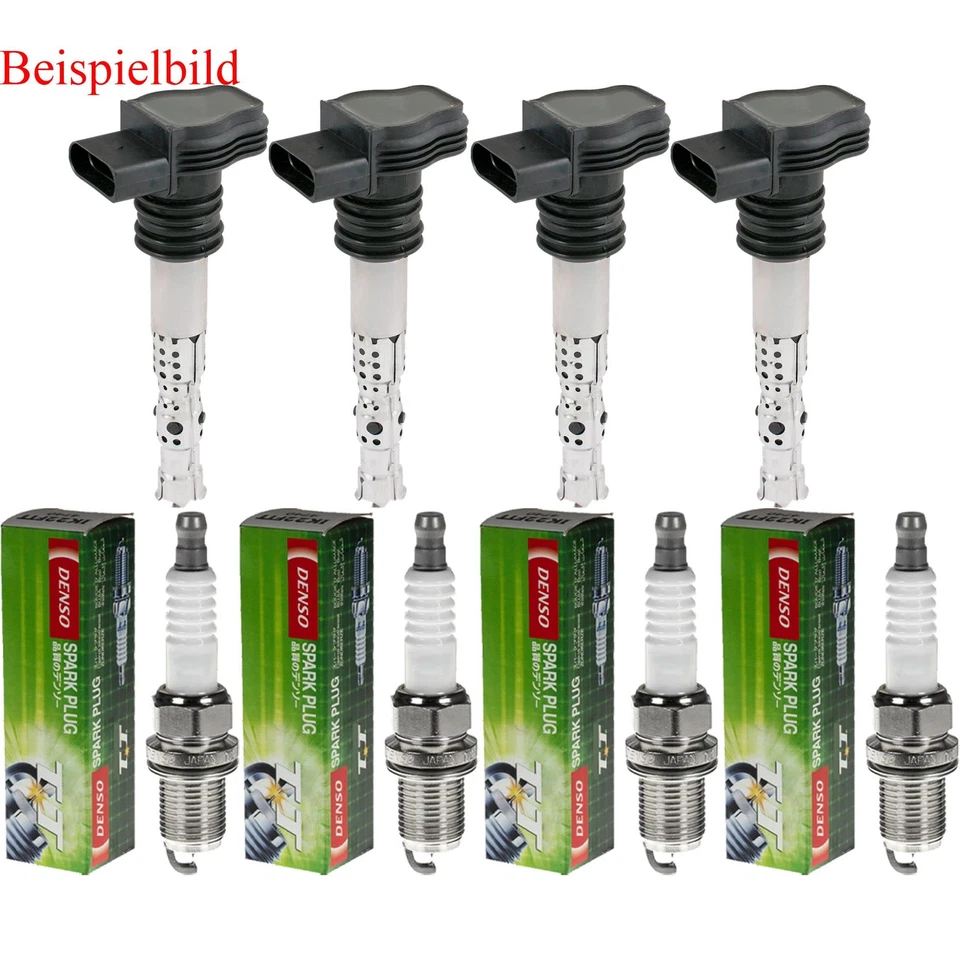 4x HART Zündspule + DENSO Zündkerze für Hyundai Accent IV Stufenheck RB 1.4 - Bild 1 von 4