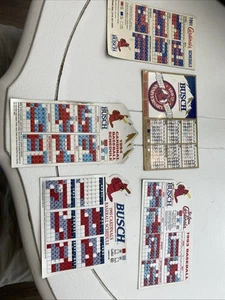 1991 1992 1993 1994 1995 St. Louis Cardinals SGA Magnet Schedules - Picture 1 of 6