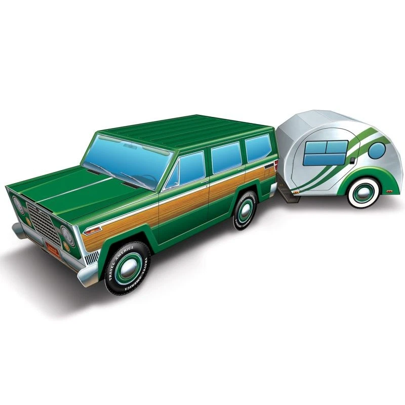 3-D Travel America Road Trip Centerpiece 4.25" x 10.25" Paper Table Decoration - Image 1 of 1