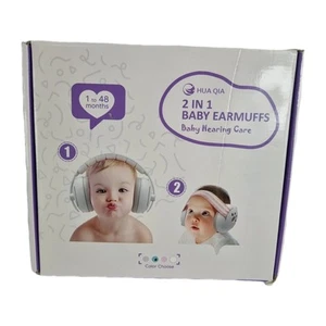 Convertible Baby Ear Protection Headphones Noise Reduction Earmuffs 1-48 months - Bild 1 von 3