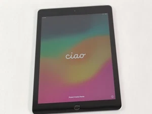 Apple iPad 6th Gen A1954 32 GB iOS 17.7.6 Space Gray ( Wi-Fi + 4G ) Unlocked - Picture 1 of 7