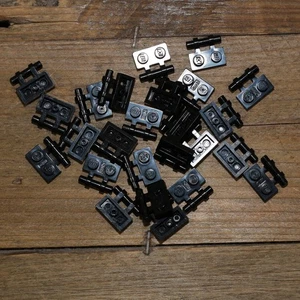 LEGO 2540 Black Plate Modified 1x2 with Bar Handle on Side - Free Ends Qty 25 - Picture 1 of 1