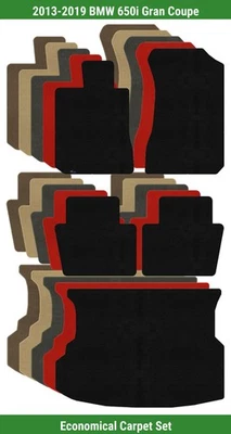 Lloyd Custom Velourtex Carpet Mat Set for BMW 650i Gran Coupe (5 pieces) #V0 - Image 1 of 4