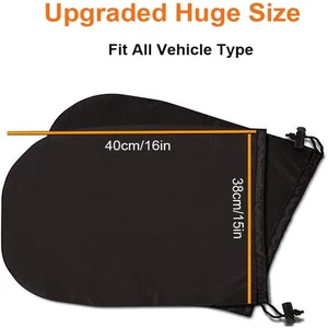 Winter Car Windshield Snow Cover Sun Shade Protector Ice Rain Dust Frost Guard - Picture 1 of 9