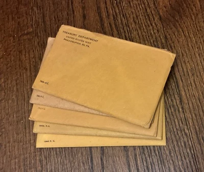 US Silver Proof Set Collection 5 Sets 1959, 1961-1964 - Image 1 of 4