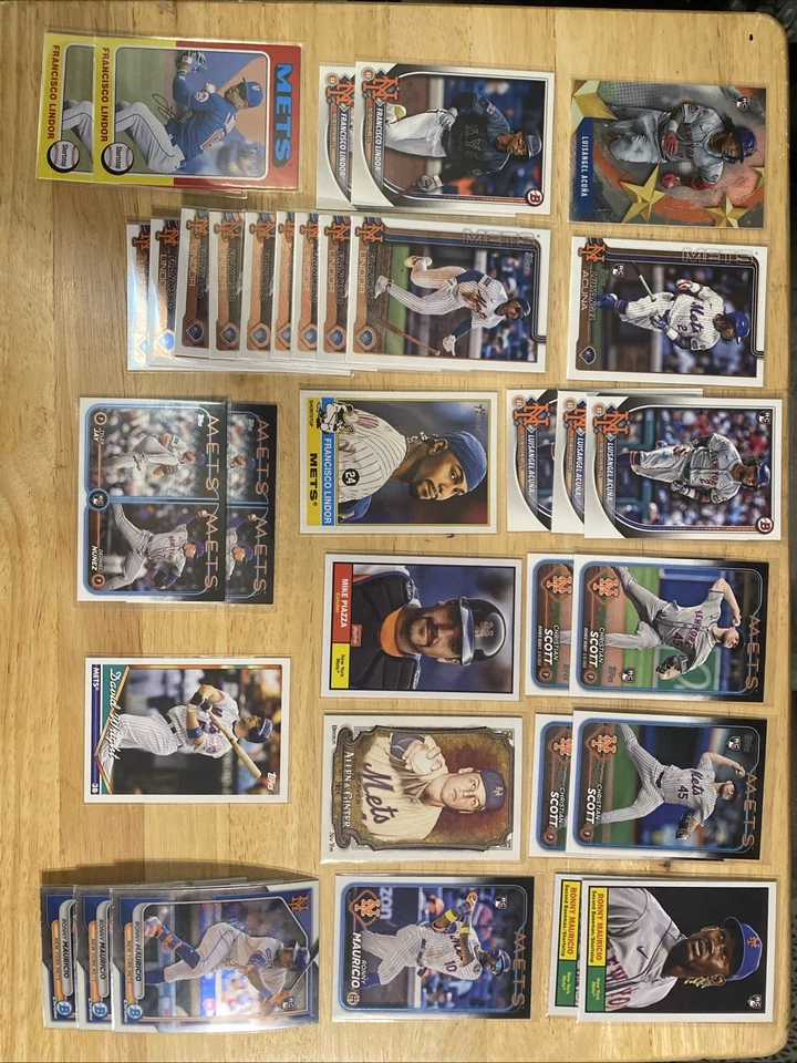2024-2025 Topps+Bowman+Heritage New York Mets ¡Lote de 43 tarjetas! ¡Novatos/estrellas! 🔥⚾️🔥 Foto 1 de 4