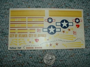 MPC decals 1/72 Hellcat F6F City Atlanta N108 - Picture 1 of 1