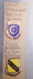 LSU Shreveport, Pratt Institute ROTC Pins - Bild 1 von 2