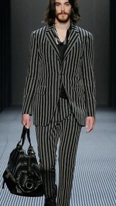 John Varvatos Collection Linen Blend Coat. 50, US 40. $1495 - Picture 1 of 9