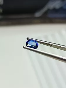 Natural Blue Sapphire Oval 1.02 Crt Top Quality Untreated Loose Gemstone - Picture 1 of 5