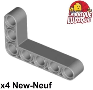 Lego Technic 4x Liftarm 3x5 L shape thick épais gris/light bluish gray 32526 NEW - Picture 1 of 1