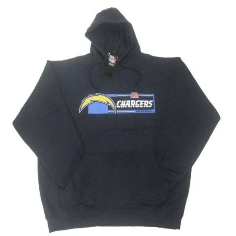 New NFL Men's Chargers Hoodie Sweatshirt Big and Tall 3XLT  Navy Cover