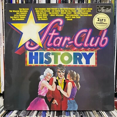 STAR-CLUB HISTORY (VINYL 2LP)  1978!!  RARE!!  THE BEATLES + CREAM + RAY CHARLES - Image 1 of 4