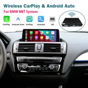 Wireless CarPlay Android Auto Retrofit NBT For BMW 3 5 Series X3 F25 X1 F48 328i - Picture 1 of 9