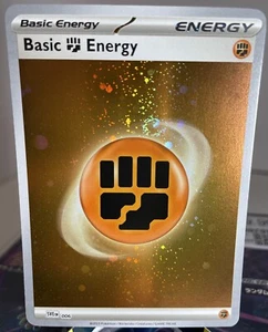 Pokemon Fighting Energy SVE 006 Holo Rare SVP 151 W/ Holo Swirl - Picture 1 of 5
