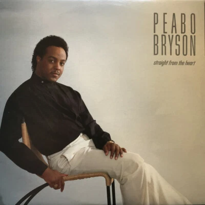 PEABO BRYSON STRAIGHT FROM THE HEART – AUSTRALIAN LP RECORD - Image 1 of 3