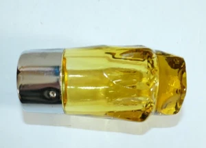 1 Vintage Amber Glass Replacement Salt or Pepper Shaker Thumbprint pattern - Picture 1 of 19