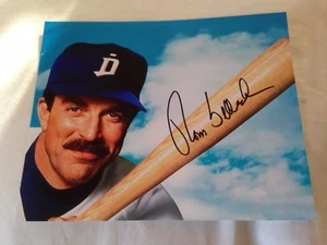 Tom Selleck handsigniert 8x10 Foto mit Coa Mr Baseball mit Shelton Messing Gürtelschnalle - Bild 1 von 9