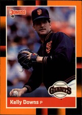 1988 Donruss Baseball's Best San Francisco Giants Baseball Card #106 Kelly Downs