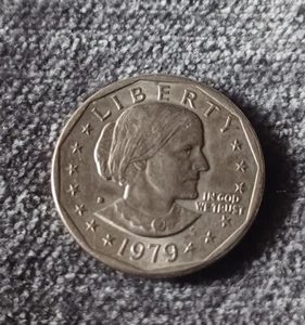 1979 Susan B Anthony Dollar Error Completely Filled D, And Dot Close To •PLURIBUS - Bild 1 von 6