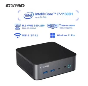 GXMO H90 Mini PC Windows 11 Intel Core i7 11390H 16GB RAM 512GB SSD - Picture 1 of 12
