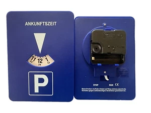 Parkscheibe mit Uhrwerk Mitlaufend Start Stopfunktion elektronisch Parkuhr - Bild 1 von 6