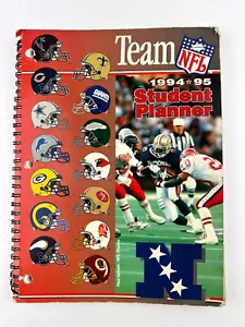 Team NFL 1994-95 Student Planner Any School Student for Academic 1993 Good Cond - Picture 1 of 18