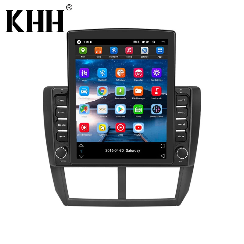 Radio estéreo de coche Android 13 Carpaly 9,7" para Subaru Forester Impreza 2007-2013 Foto 1 de 4