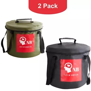 PIT BULL PLUMBERS TODAYS TOOLS 16L FOLDING BUCKET Collapsible Buckets Plumb -2PK - Picture 1 of 11