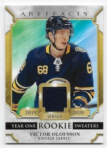 20/21 UD ARTIFACTS YEAR ONE ROOKIE SWEATERS GAME JERSEY Victor Olofsson #RSVO - Picture 1 of 1