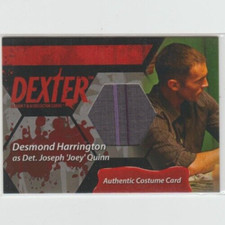 DEXTER SEASON 7 & 8 WARDROBE CARD FEATURING DESMOND HARRINGTON/JOEY QUINN #C21