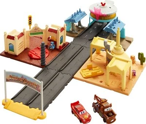 Disney Pixar Cars On The Road Radiator Springs Tour Playset with Lightning Mc... - Picture 1 of 6