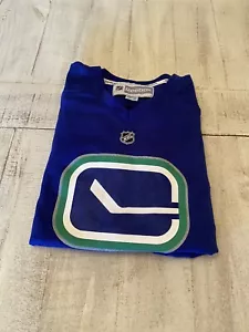Reebok NHL Youth L/XL Jersey Blue Green Jersey - Picture 1 of 6