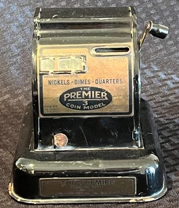 Vintage Premier 3 Coin Model No. 330 Hoge Mfg. Co. NY Eagle Cash Register - Picture 1 of 5