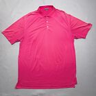 Peter Millar Shirt Mens Xl Pink Summer Comfort Polo Golf Performance Stretch