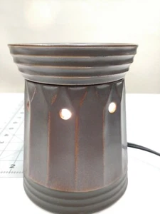 Scentsy Full Size Warmer Othello Brown/Black - Picture 1 of 12