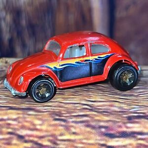 Hot Wheels 1988 VW Bug Vintage Classic Red With Flames Thailand READ