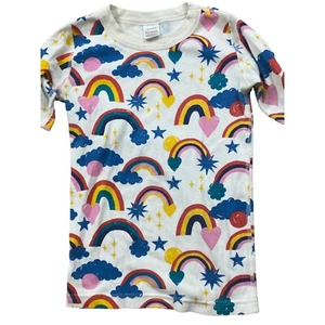 Hanna Andersson Top Girls Youth 150cm/US12 Rainbow Short Sleeve Fairy Boho - Picture 1 of 7