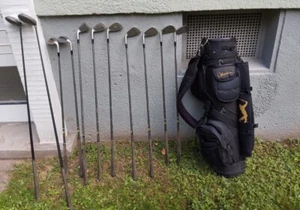 silverline golfttsche mit golfschläger - Bild 1 von 8