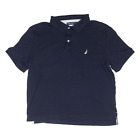 Nautica Mens Polo Shirt Blue L