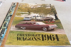 1964 CHEVROLET WAGONS USA Sales Brochure - Picture 1 of 7