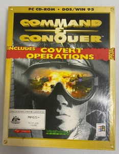 Command & Conquer and Covert Operations Westwood Virgin PC CD-ROM Big Box 1997 - Picture 1 of 8