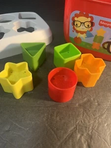 Fisher-Price Baby’s First Blocks Shape Sorting Toy with Storage Bucket, 7 Piece - Picture 1 of 5